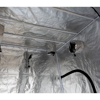 200cm высота застегнула на молнию Hydroponic крытое растут шатер,» портативная машинка 5X5 растут ткань шатра 600D