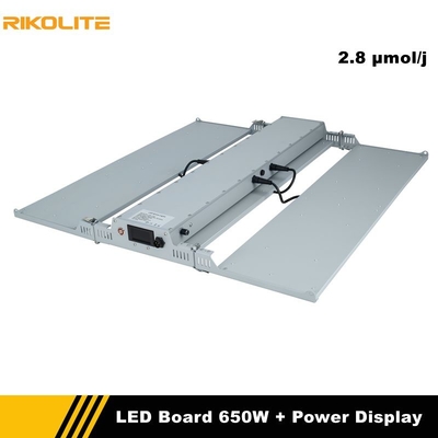 СИД садоводства Rikolite растет доски светов 650w Кванта с функцией дисплея силы