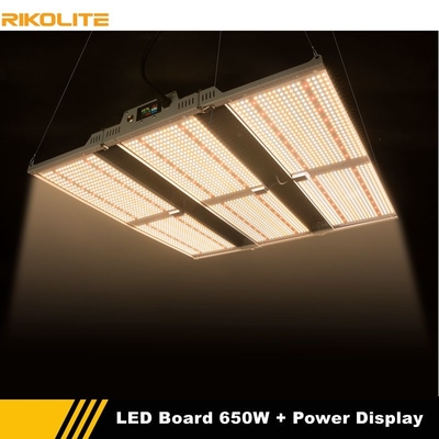 СИД садоводства Rikolite растет доски светов 650w Кванта с функцией дисплея силы